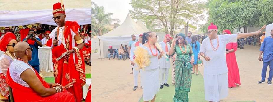 Chief Uche Nworah and Wife Conferred with Prestigious Traditional Titles in Enugwu-Ukwu 5 Chief Uche Nworah and Wife Conferred with Prestigious Traditional Titles in Enugwu Ukwu